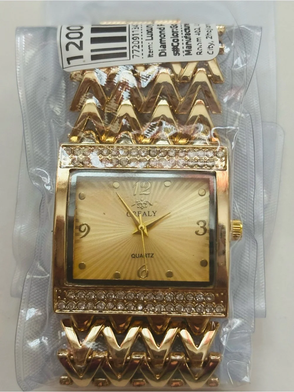 Firm Price Gorgeous Crystal Women's Bracelet Watch